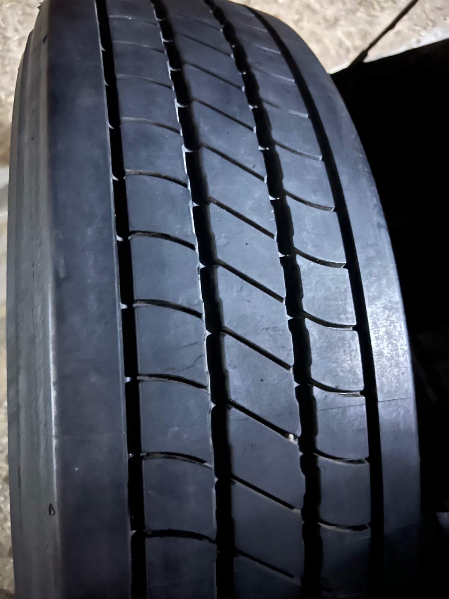 Quality used tire with strong tread ready for install